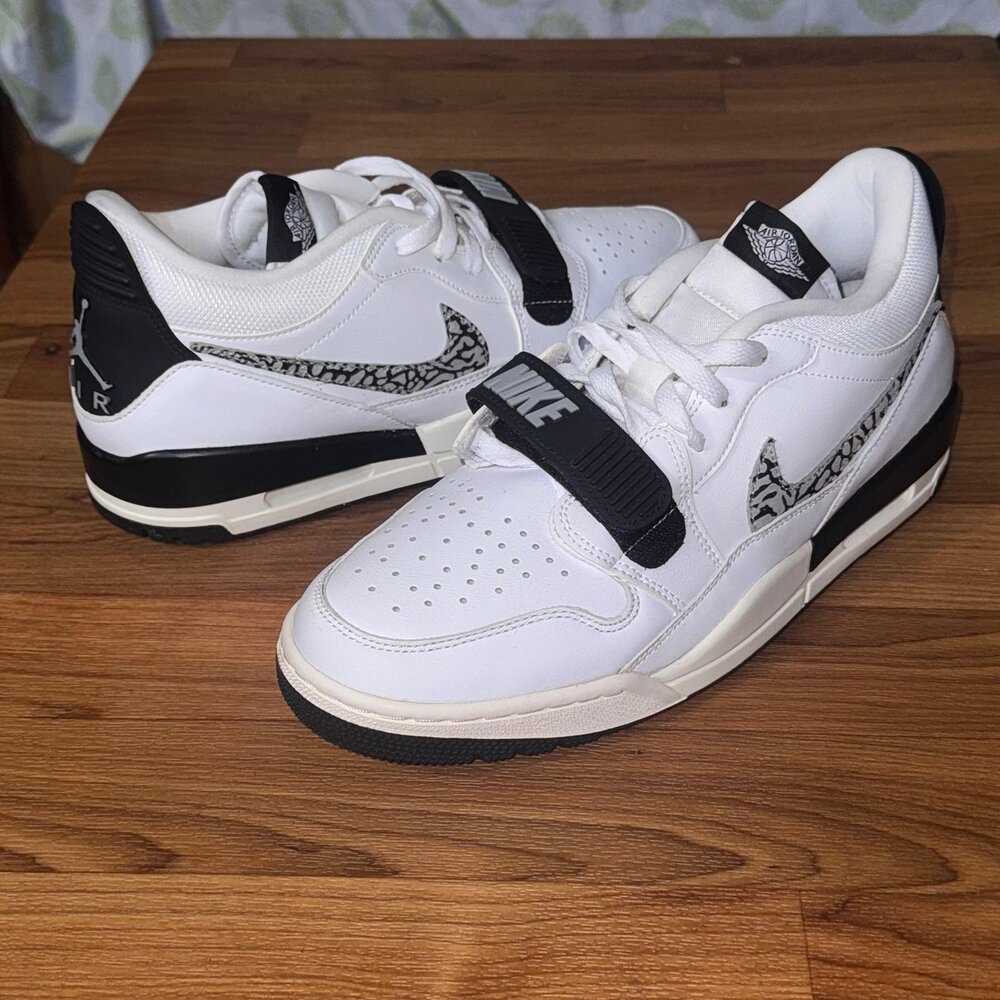 Air Jordan Legacy 312 Low Men’s shoes 10.5 White/ Wolf Grey NWOT - Picture 7 of 12